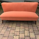 Mid-Century Orange Sofa 1950