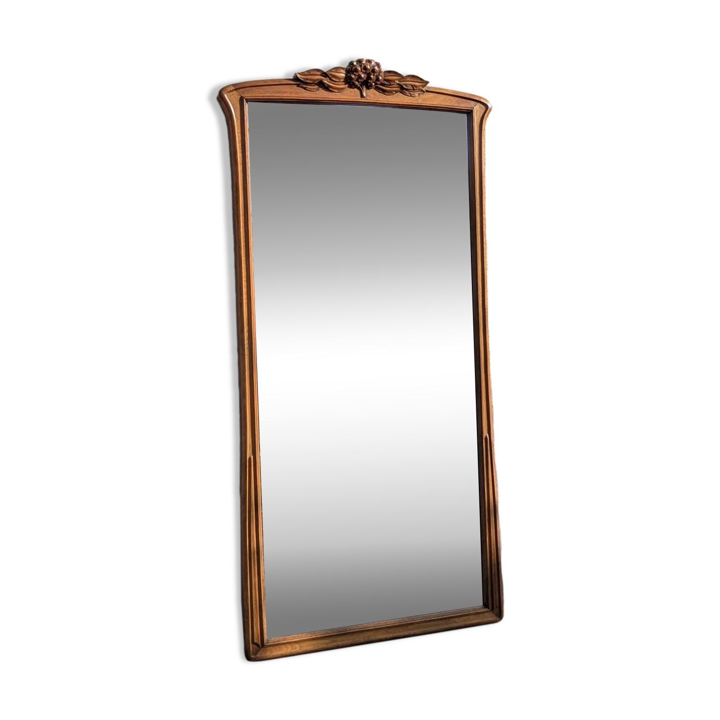 Large 187cm Art Nouveau Mirror, Nancy School, in the Majorelle style