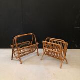 Pair of rattan review doors 1960