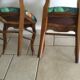 Pair of old chairs in walnut