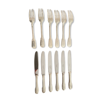 Set of 12 christofle seats for Air France