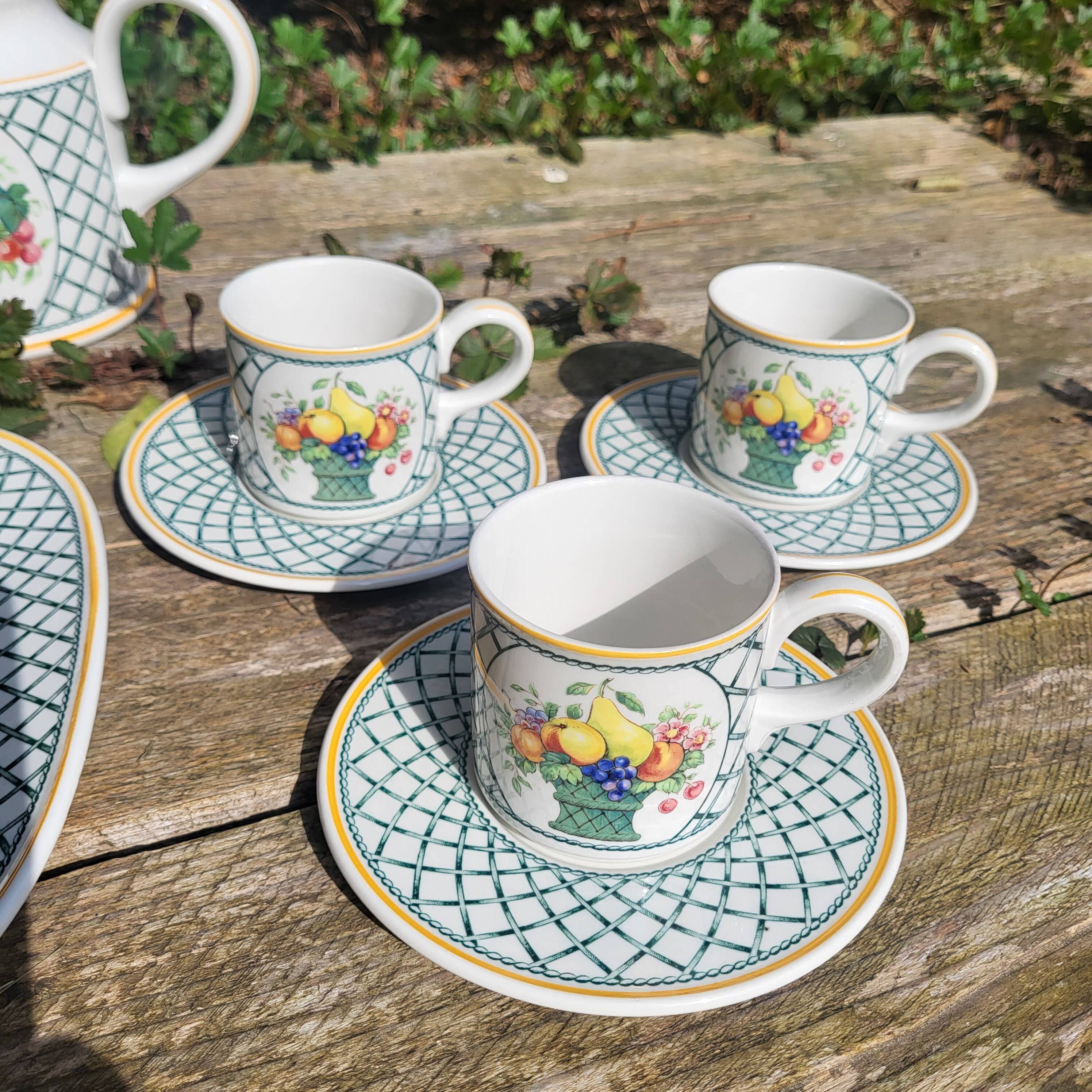 Service à café Villeroy et Boch, série Basket