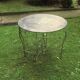 Mid century painted iron patio or garden table, 1960s