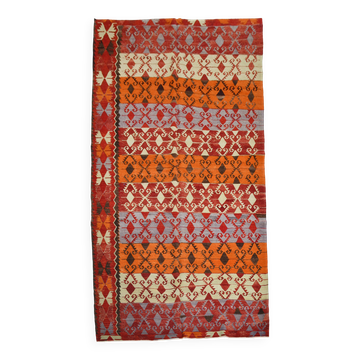 6x12 Orientel Turkish Kilim Rug, 172x369Cm