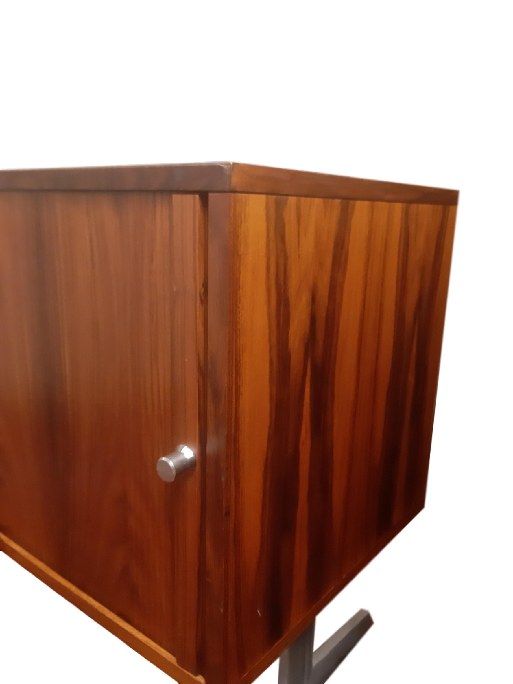 Scandinavian sideboard bi face rosewood, 1970s