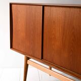 Vintage Scandinavian Teak Sideboard with Drawers