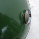Industrial wall light in enameled sheet metal, swan neck, porcelain base