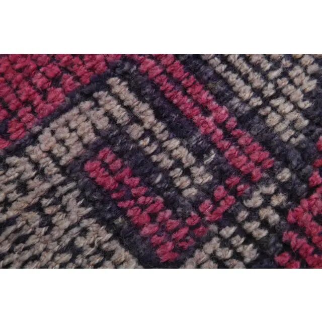 Tapis vintage turc en laine et coton noué à la main, années 1970