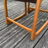 Set of two Baumann sled chairs