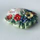 Ceramic wall face signed Il Falco