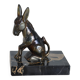 Free-standing donkey in resin
