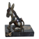 Free-standing donkey in resin