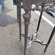 Pair of pedestal tables