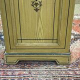 19th century English bedside table in painted fir