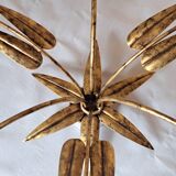 Gold metal ceiling light