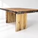 Handcrafted solid oak table