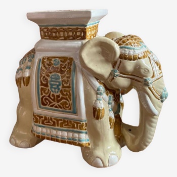 Ceramic elephant plant holder