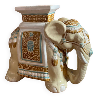 Ceramic elephant plant holder