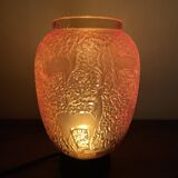 “Biches” crystal vase by Lalique – Amber