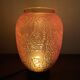 “Biches” crystal vase by Lalique – Amber