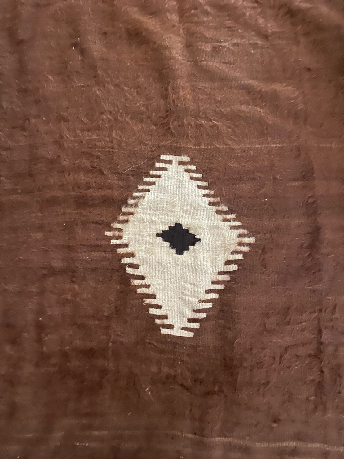 Ethnic mohair rug