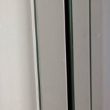Pair of wall hangers with vintage 70s mirrors italian design