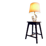 Mid-Century XX Oak Stool or Side Table