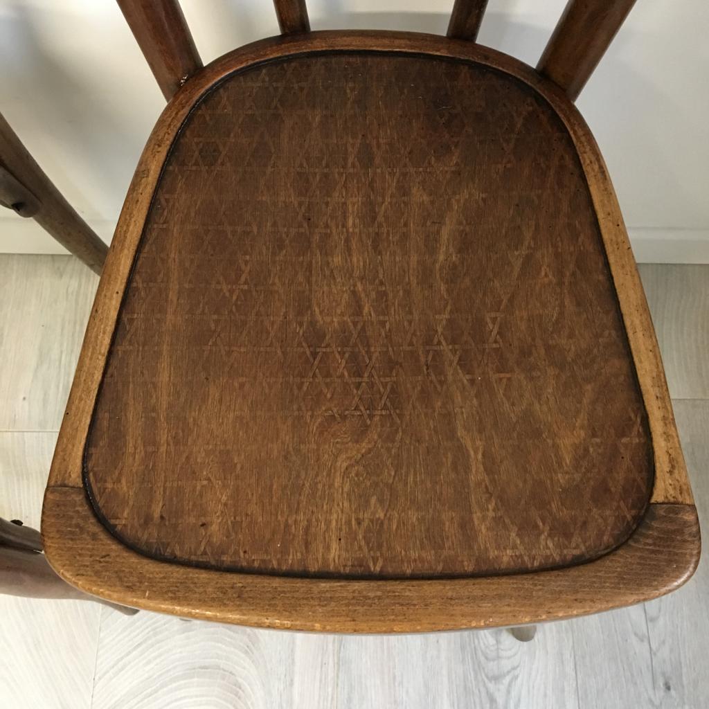 Pair of bistro chairs