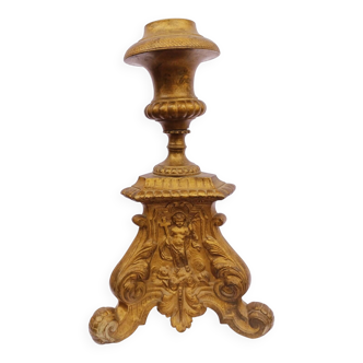 Bougeoir Candélabre décor religieux