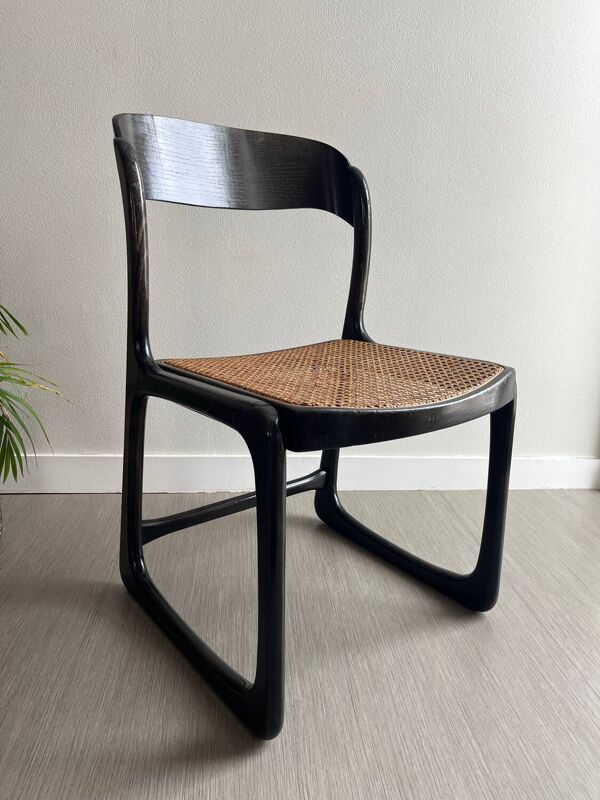 Chaise traîneau Baumann vintage