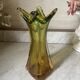 Amber Murano glass vase circa 1960