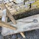 Pair of ancient benches in 19th century oak
