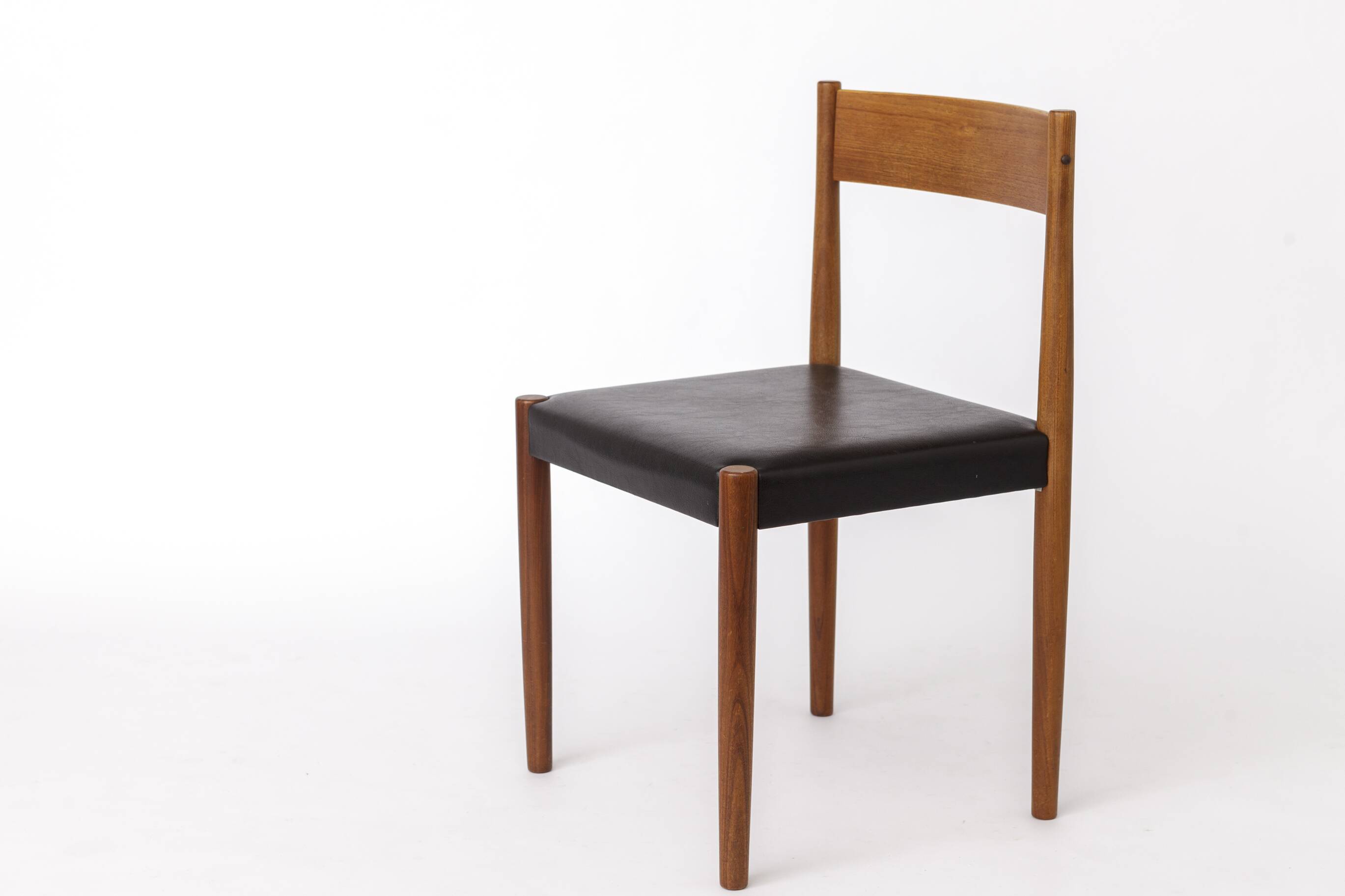 1 of 10 Poul M. Volther Teak Dining Chair for Frem Røjle, 1960s Danish