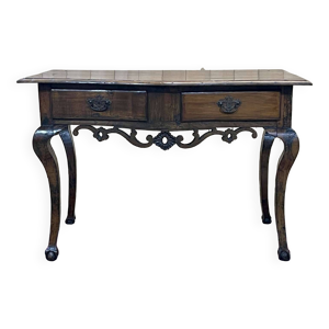 Console rustique anglaise - merisier