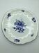 Plat  grand feu bleu 28 cm, luneville tradition