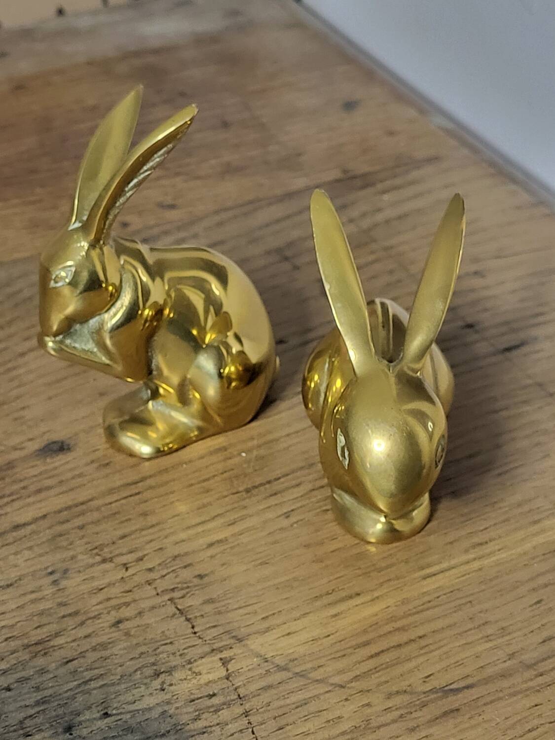 Lapin en laiton