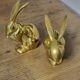 Lapin en laiton