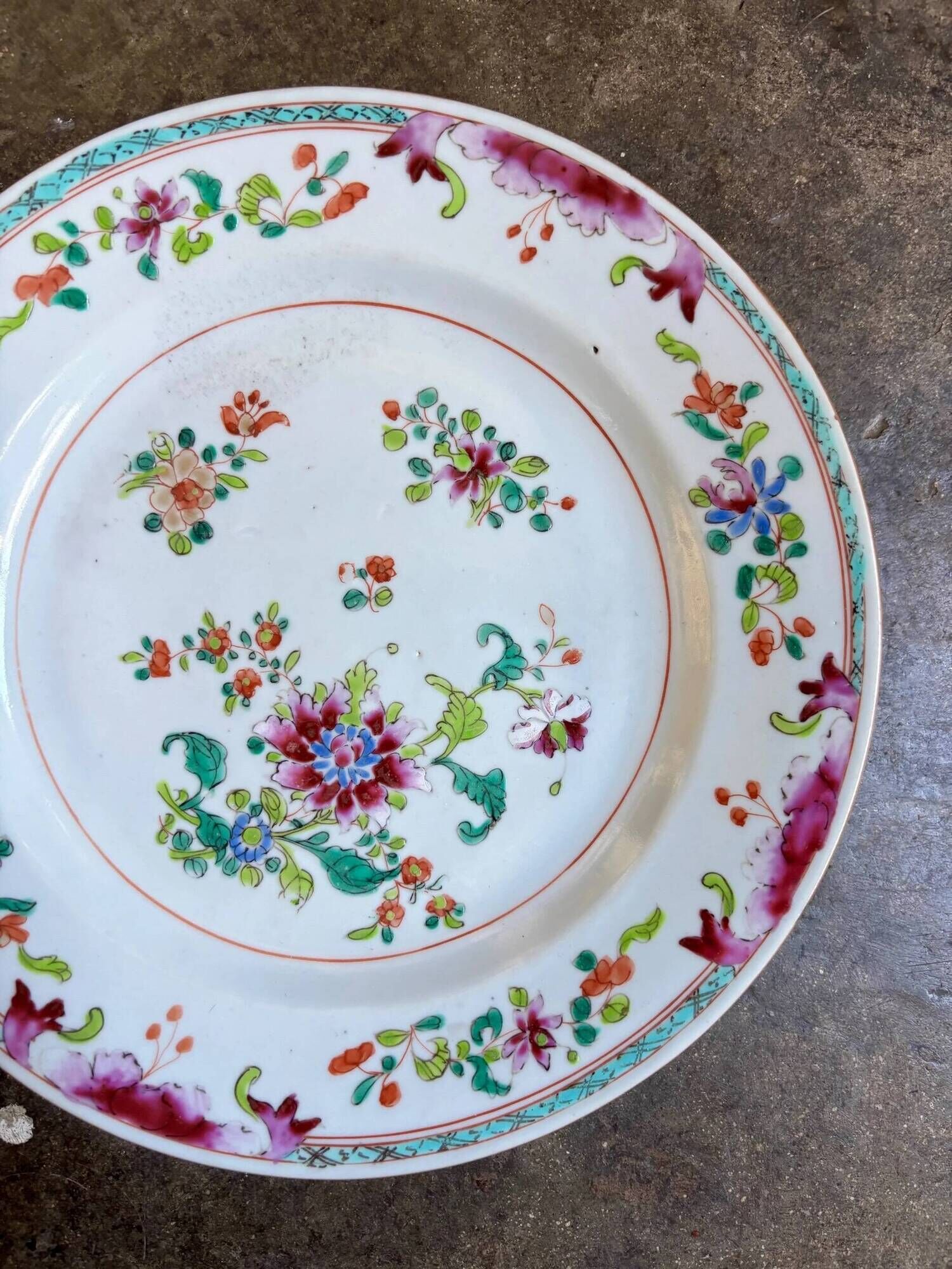 Assiette plate Compagnie des Indes n°10