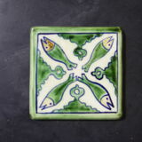 Handmade ceramic tile