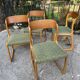 4 Baumann sleigh chairs