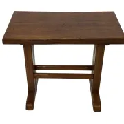 Vintage side table, Shaker-style, compact design, solid wood
