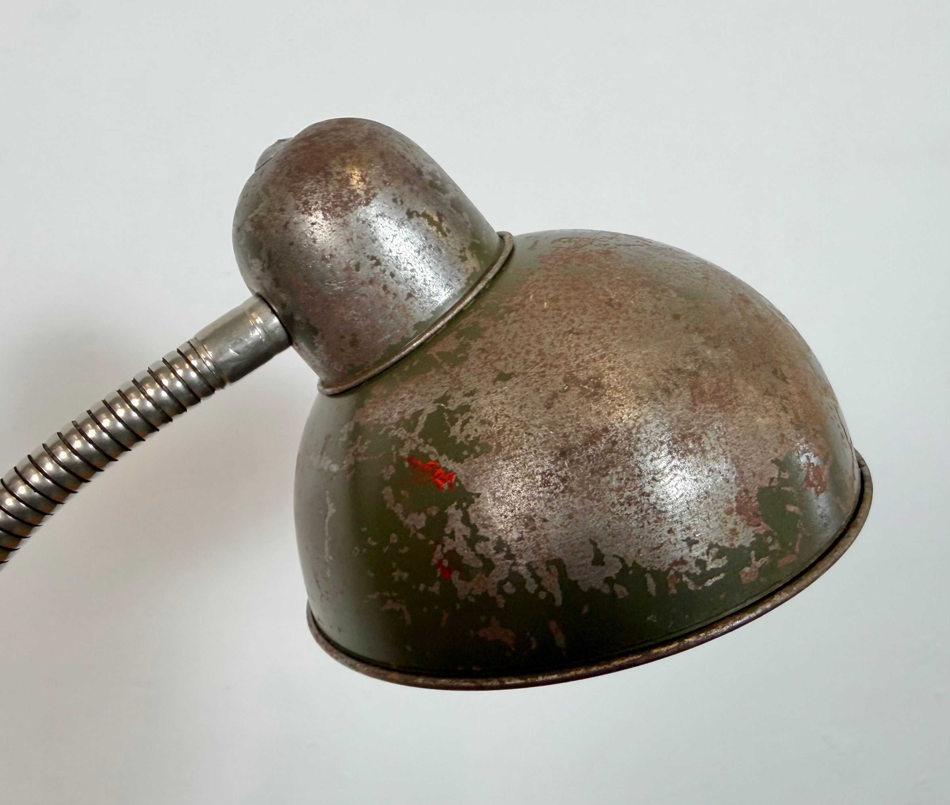 Industrial Workshop Gooseneck Table Lamp, 1960s