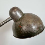 Lampe de table à col de cygne d'atelier industriel, années 1960