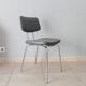 Vintage chair in skai and chrome 1950s