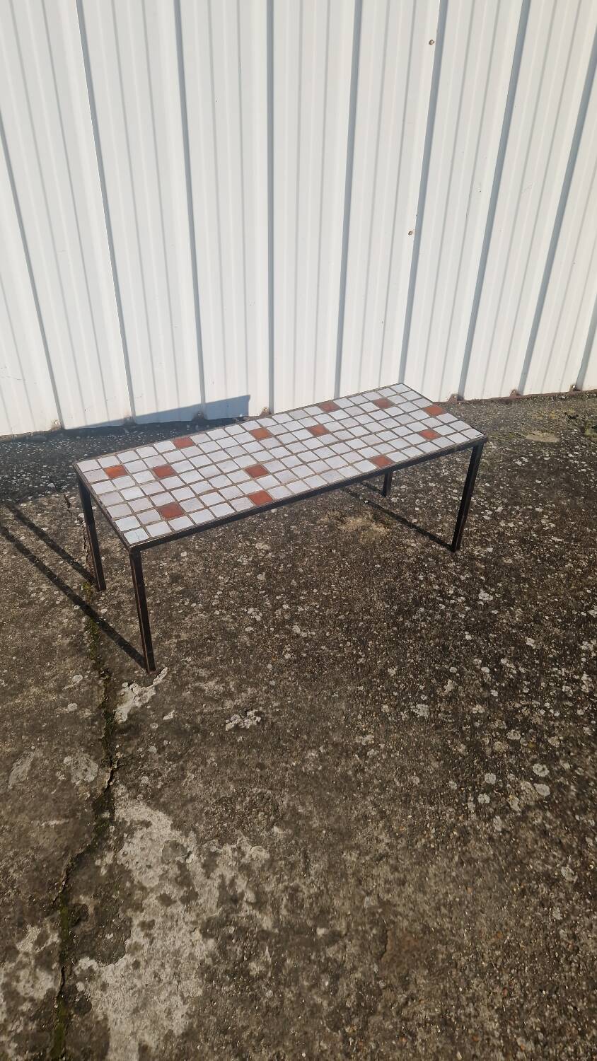 Mado Jolain, Ceramic tile coffee table 1960