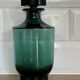 Art Deco glass bottle flask
