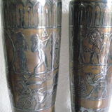 Vases and decorative plate