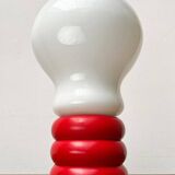 Giant table lamp or floor lamp in the shape of a light bulb from the mid-century German space age by Ingo Maurer for M Design, 1960s.