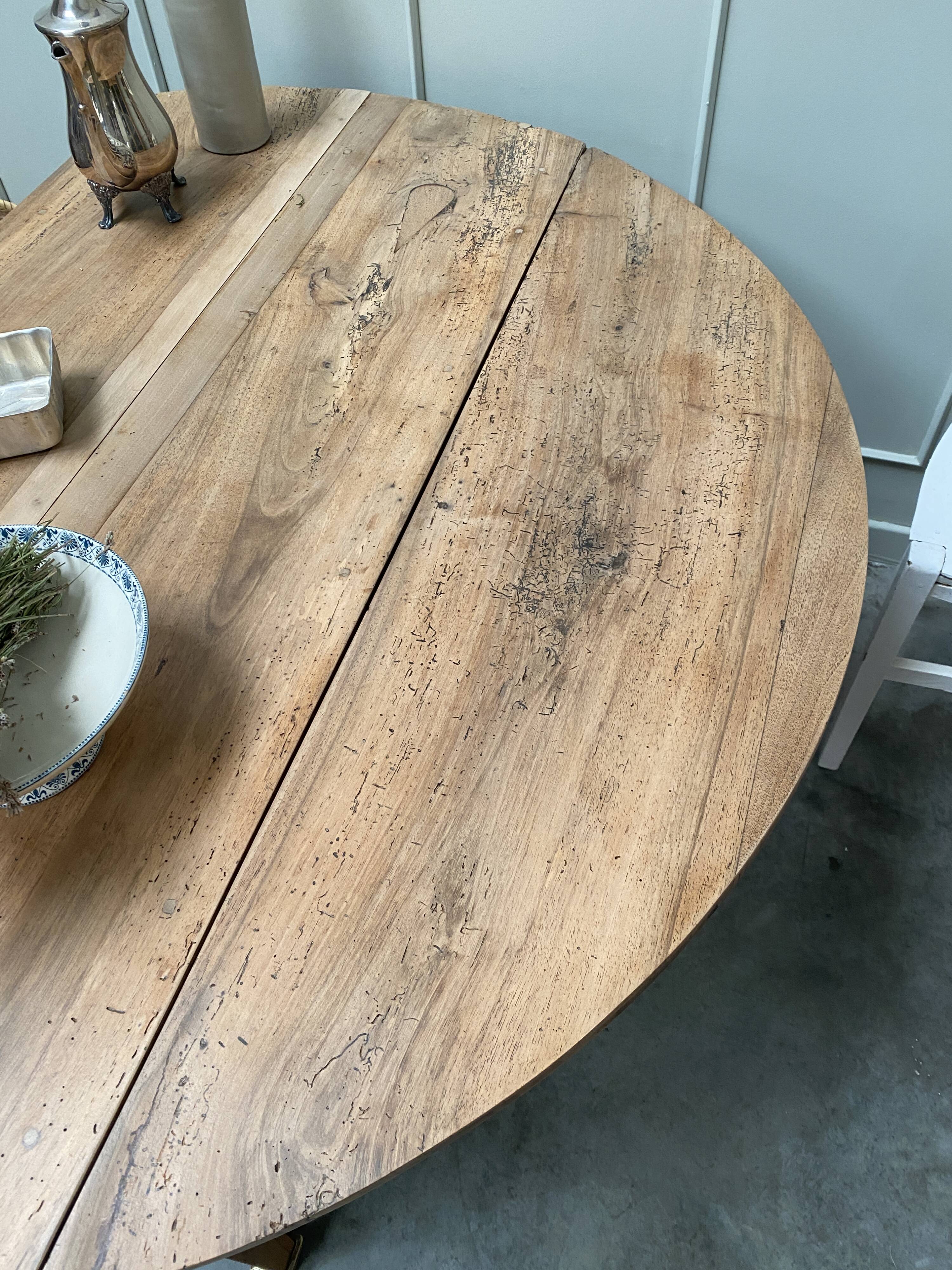 Table de ferme à rabats
