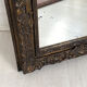 Miroir style Louis XV en bois et stuc doré - 60x49cm